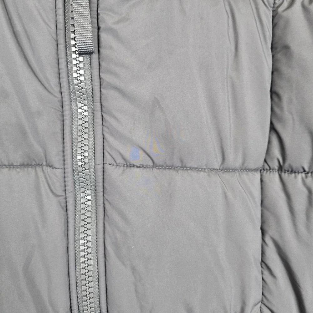 Fabletics Mens Black Quilted Puffer Vest Full Zip Mock Neck size 2X